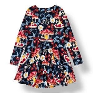 Polarn O. Pyret | Festive Carousel Eco Twirl Dress (10-12 yrs) 🎠
